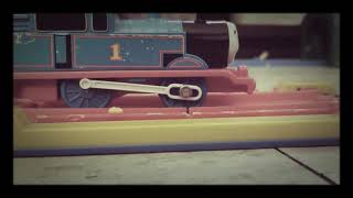 Thomas Chuffing And Doing His Job At Night