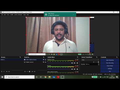 OBS- record your screen for free. English tutorial