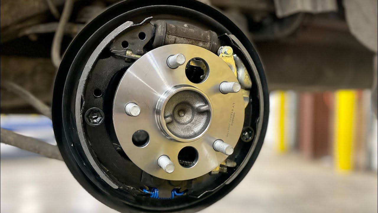 Brake Drum and Pad Replacement 9701 Toyota Camry YouTube