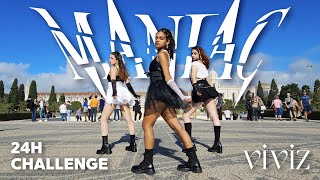 [KPOP IN PUBLIC | 24H CHALLENGE] VIVIZ (비비지) 'MANIAC' Dance Cover by FOOTWORK | LISBON, ONE-TAKE