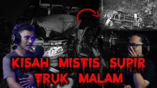 🔴 SUPIR TRUK MALAM JADI TUMBAL JALANAN, HAMPIR MATI 3 KALI KECELAKAAN❗❗