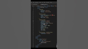 How to make interactive tooltips using HTML and CSS |  Web development using HTML, CSS and JS