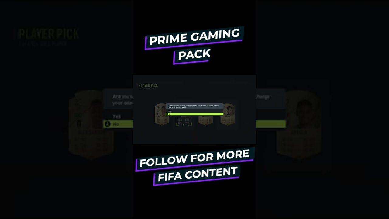 FREE PRIME GAMING PACK FIFA 22