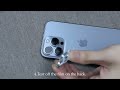 iPhone13 pro lens protector Installation Instructions