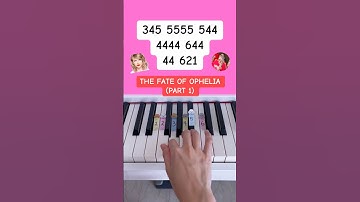 The Fate of Ophelia - Taylor Swift (Part 1) (Piano Tutorial) #easypianotutorial