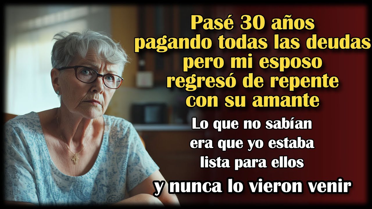 pasé 30 años pagando deudas—y entonces mi esposo volvió con su amante sin avisar