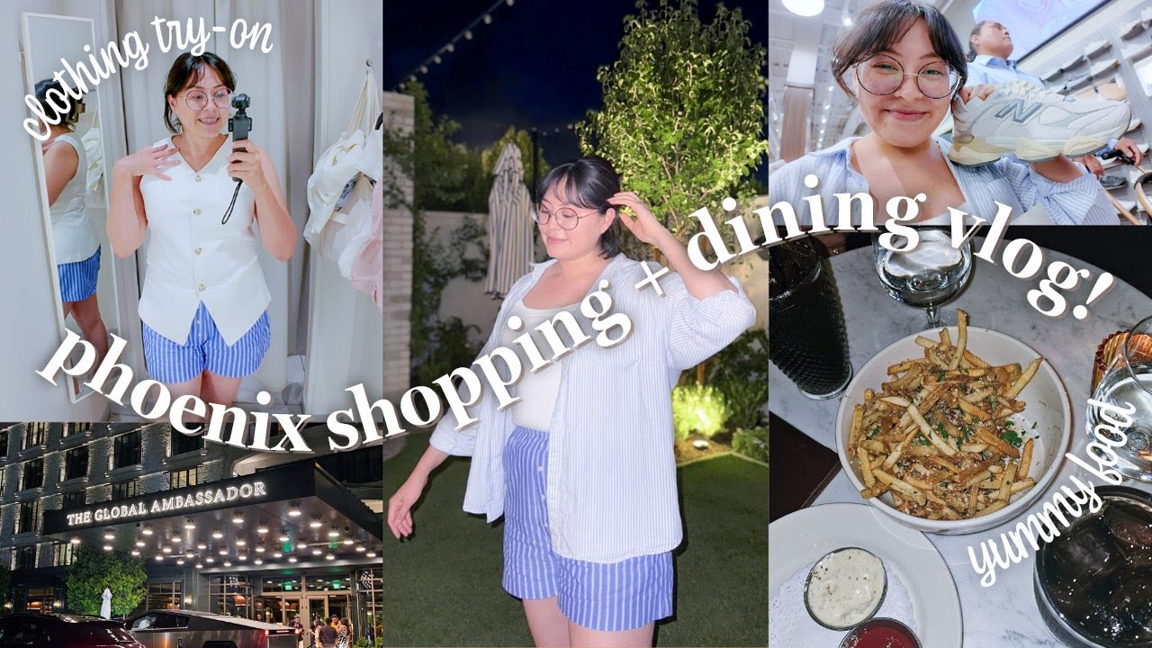 Phoenix Shopping + Dining! 🛍️🍽️ | AJ’s Fine Foods & The Global Ambassador | Native Vlogger ✨