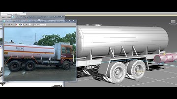 Tutorial on Modeling &Texturing a Oil Truck Container in 3dsmax ( Part 4)