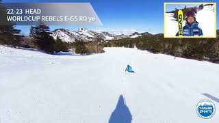 WORLDCUP REBELS E GS RD ye＜2023＞HEAD ヘッド スキー板