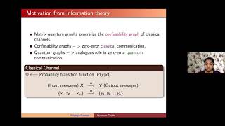 OTTER: Priyanga Ganesan; Quantum Graphs