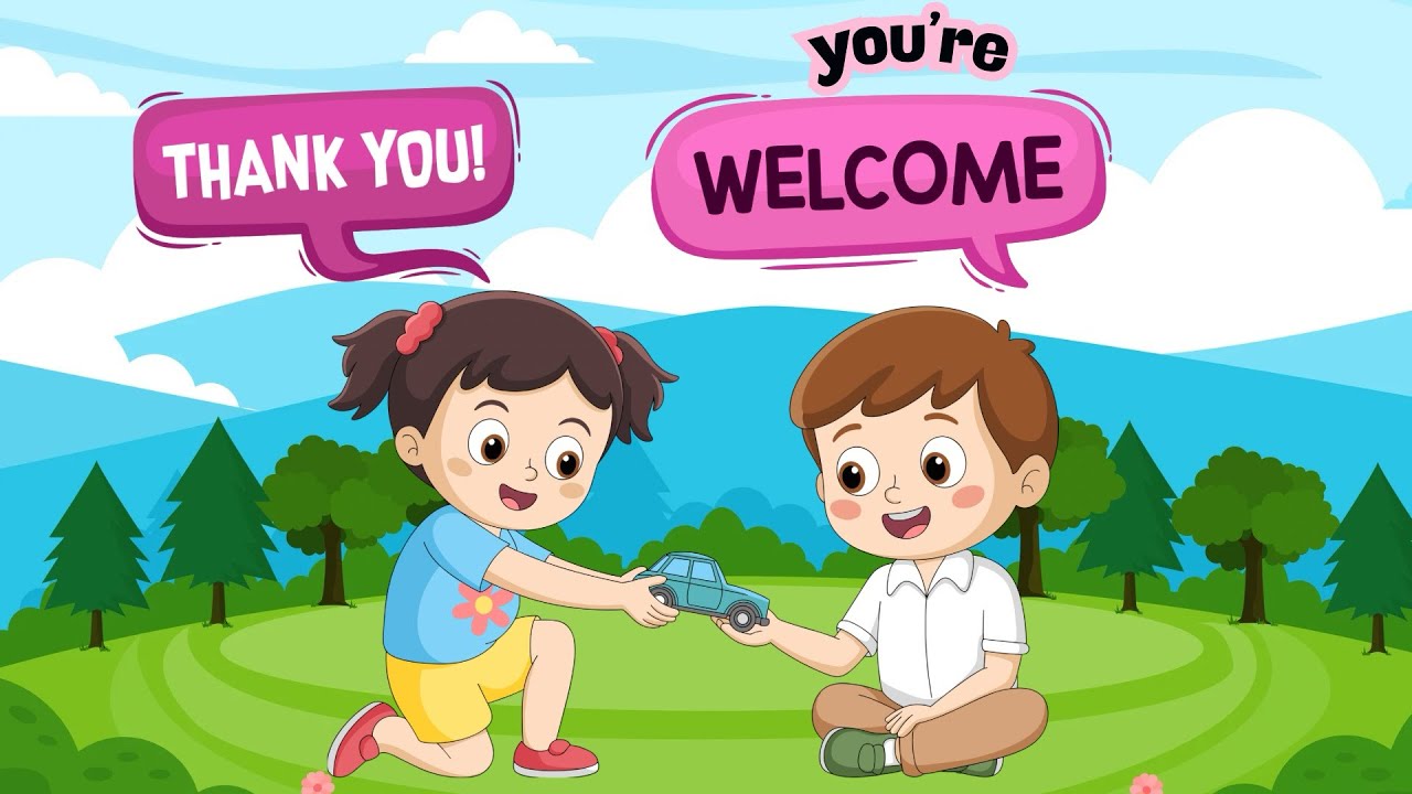 Thank You Song for Kids | Learn Polite Words | Kids Songs | Toddler Learning Video