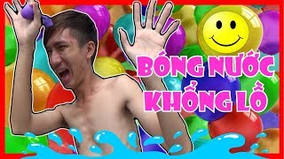 Phá Bong Bóng Nước Khổng Lồ 360Hot Ren Vlogs