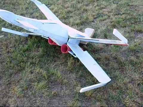 x wing rc plane