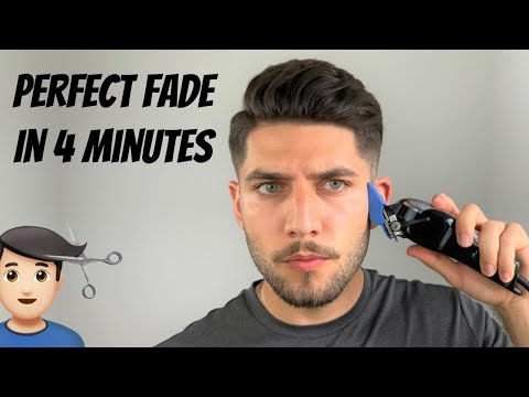 Perfect Fade Self-Haircut In 4 Minutes | How To Cut Men&rsquo;s Hair 2020