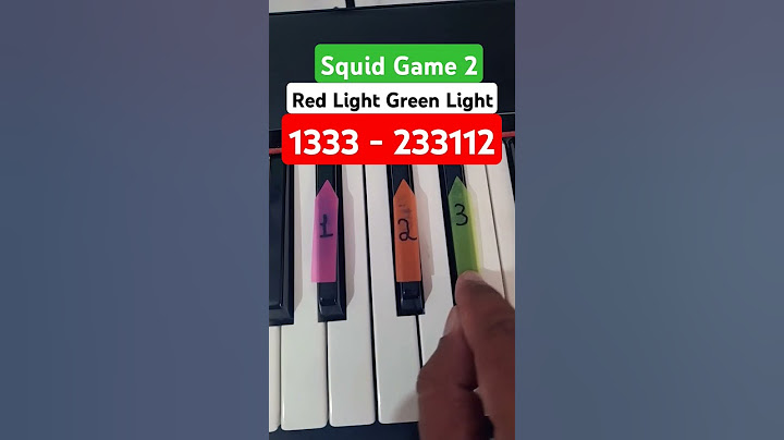 SQUID GAME 2 🎹 'Red Light, Green Light' Piano Tutorial