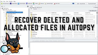 Autopsy Lab: Recover Deleted and Allocated Files in Autopsy