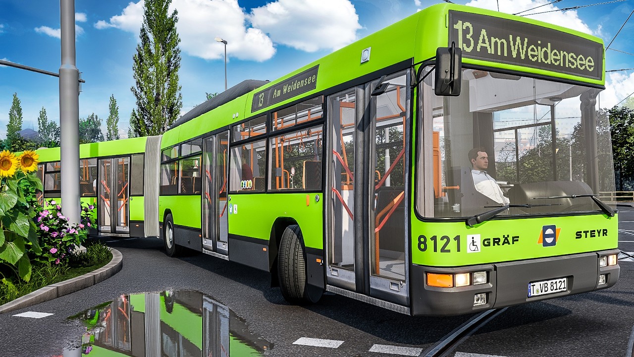 Erste Fahrt im NG 235 Gelenkbus: Endlich pünktlich? | City Transport Simulator #6 | Bus Simulator