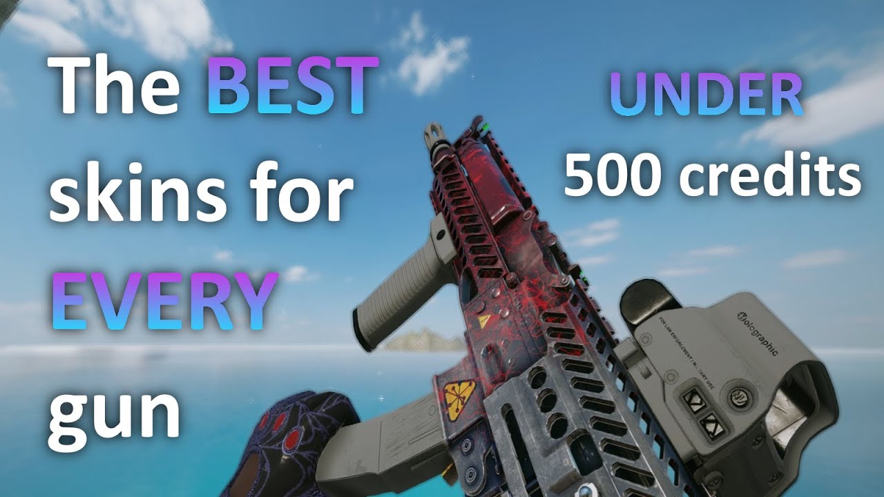 BEST skins UNDER 500 credits | R6 Marketplace Pt. 1