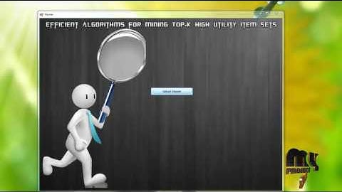 Efficient Algorithms for Mining Top-K High Utility Itemsets | Final Year Projects 2016 - 2017