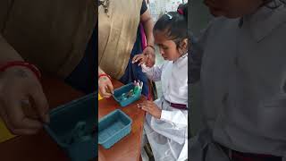Fine motor skills activity and gripping power practice for special child