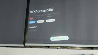 How to install NFXaccessibility - Kimwood projector(English)