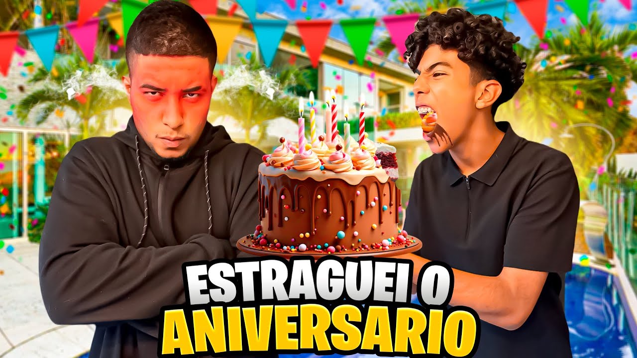 Estraguei o Aniversário Do Meu Tio!🤩 *ele ficou bravo!!