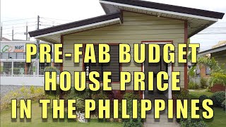 Budget House Price In The Philippines. (Pre Fab)