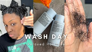 START TO FINISH WASH DAY Routine FOR 4C RELAXED HAIR | APRIL SUNNY