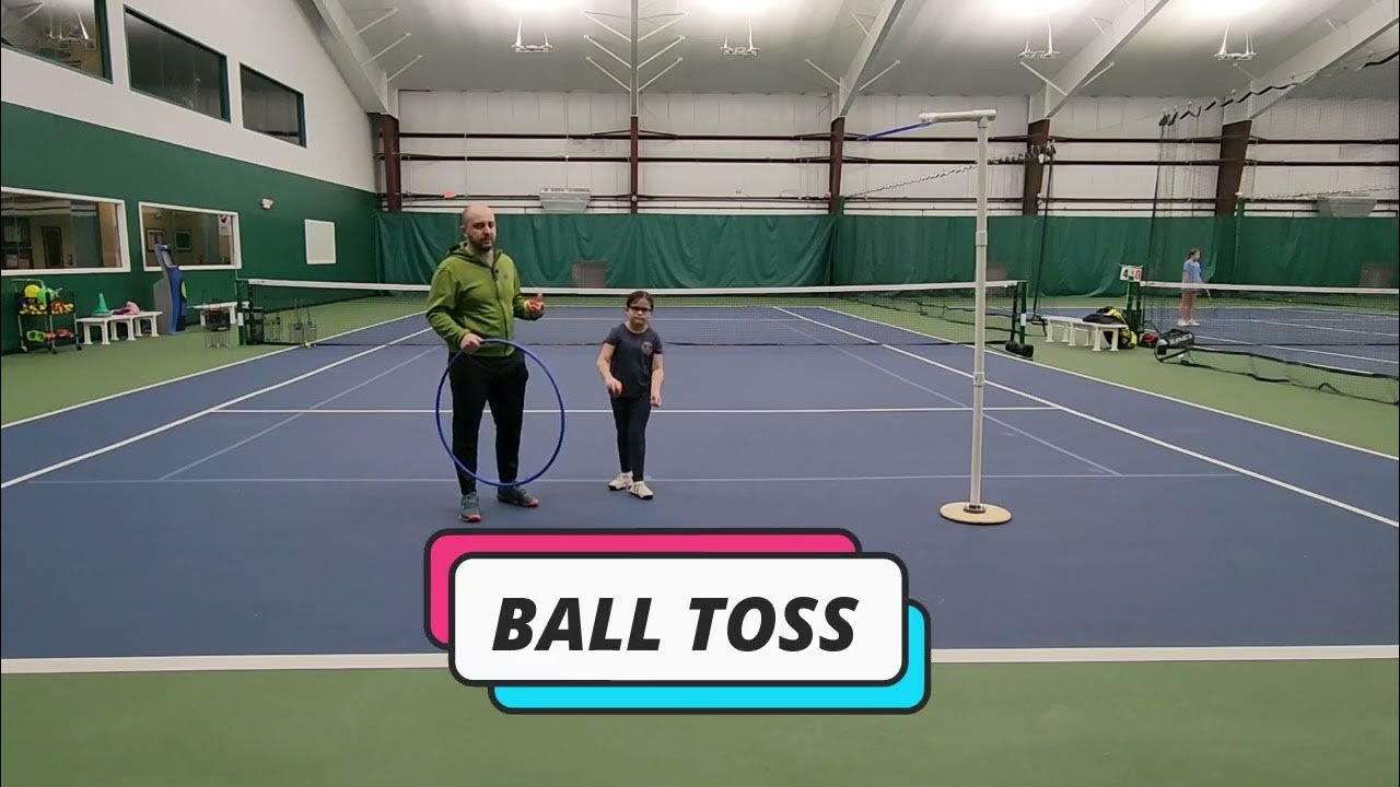 Basement Tennis for kids 4 to 6 years old Lesson 2 Tracking Skills