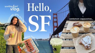 going back to work 💼 | my productive life in SF, coffee & pastries
