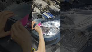kia rio 2008 замена стекл фар, установка мини линз, бронирование фар #proled 89682633399 Ставрополь