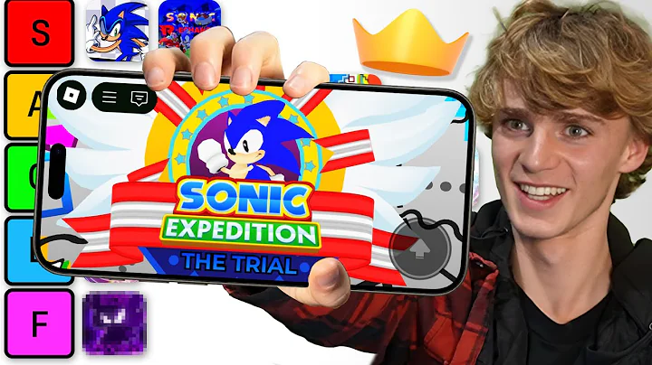 Ranking THE BEST Sonic Roblox Games, to find the best one....
