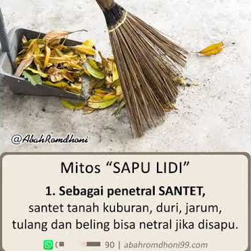 Mitos tentang Sapu Lidi