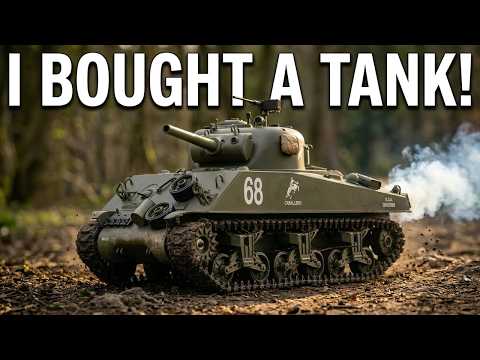 I Bought a TANK!! - Sherman M4A3 Heng Long RC Tank Review - YouTube