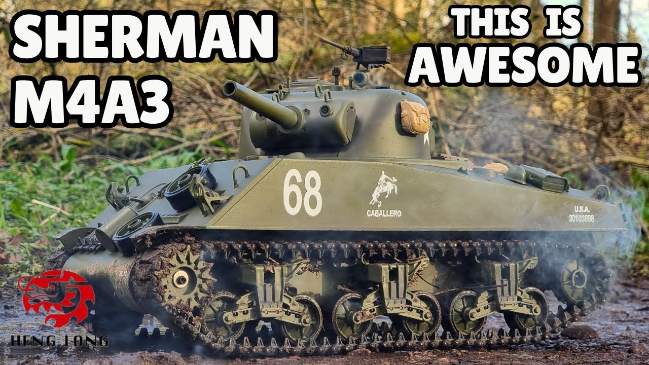 I Bought a TANK!! - Sherman M4A3 Heng Long RC Tank Review