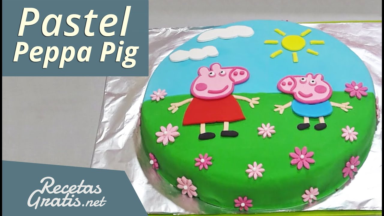 información Taxi Porra Pastel de Peppa Pig - Peppa Pig Cake - YouTube