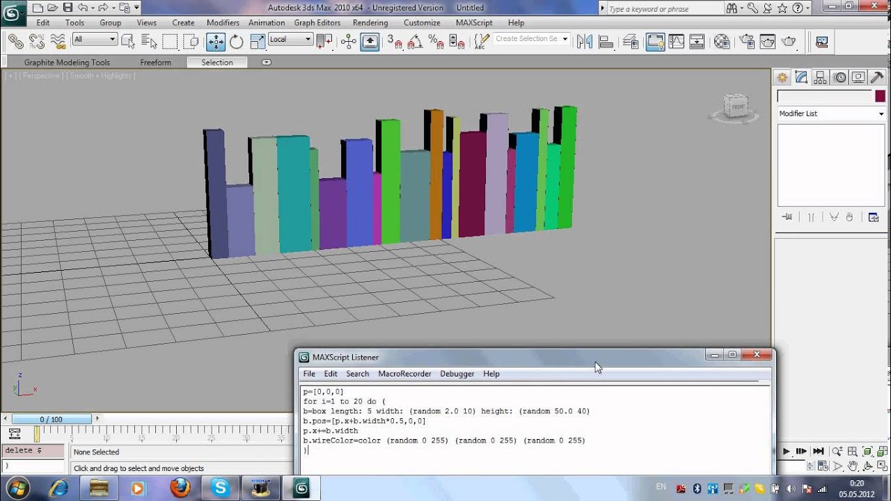 Видеокурс "MAXScript. Базовый". Лекция 8