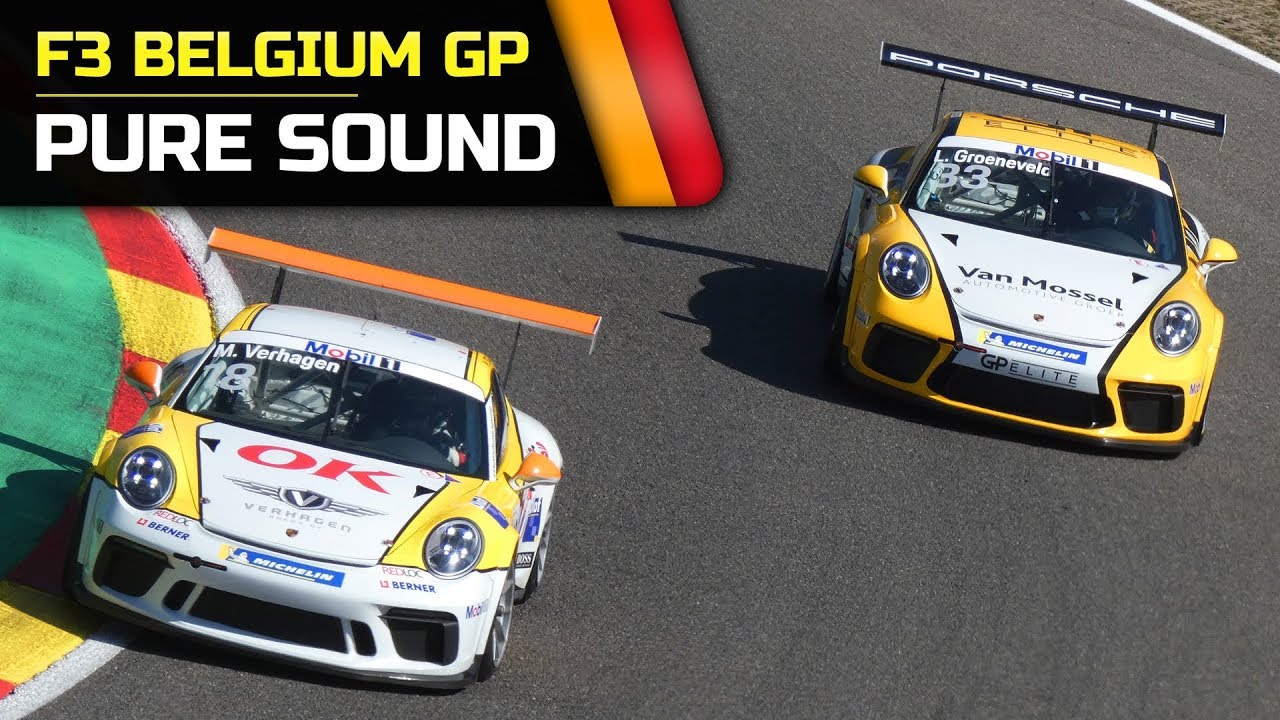 Porsche Mobil 1 Supercup Belgium GP 2019 Pure Sound YouTube