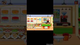 Estrenando el nuevo juego My Town panaderia screenshot 4