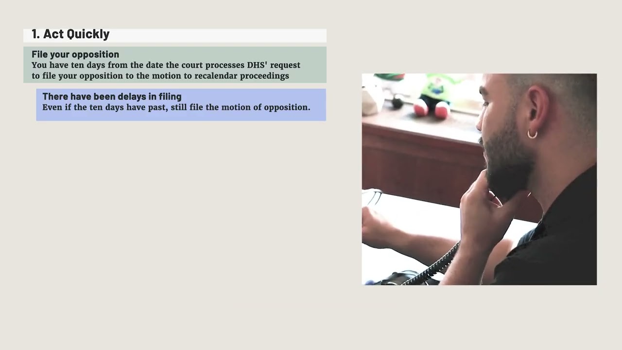 What to Do If Your Immigration Case Is “Recalendared” - Free Immigration Legal Services