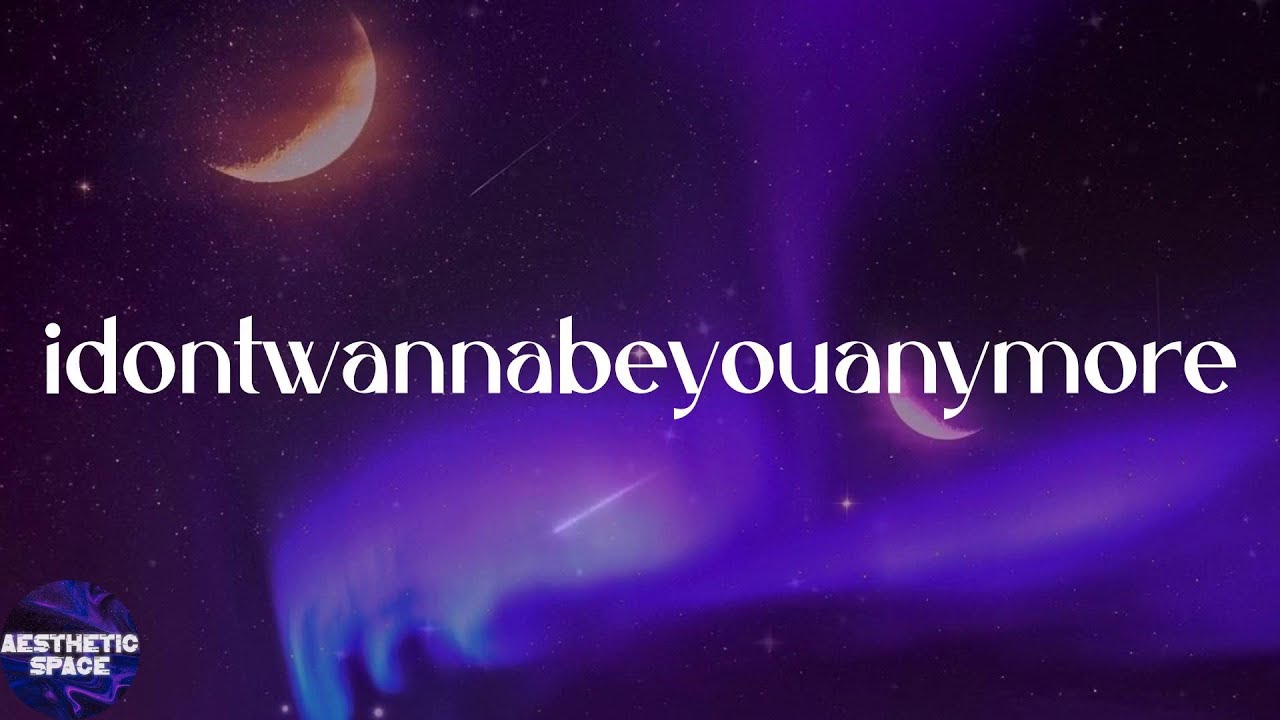 Billie Eilish - idontwannabeyouanymore (Lyrics) - YouTube