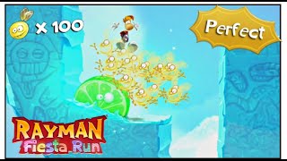 Rayman Fiesta Run - Level 6 Giant Toboggan Perfect 100 Lums