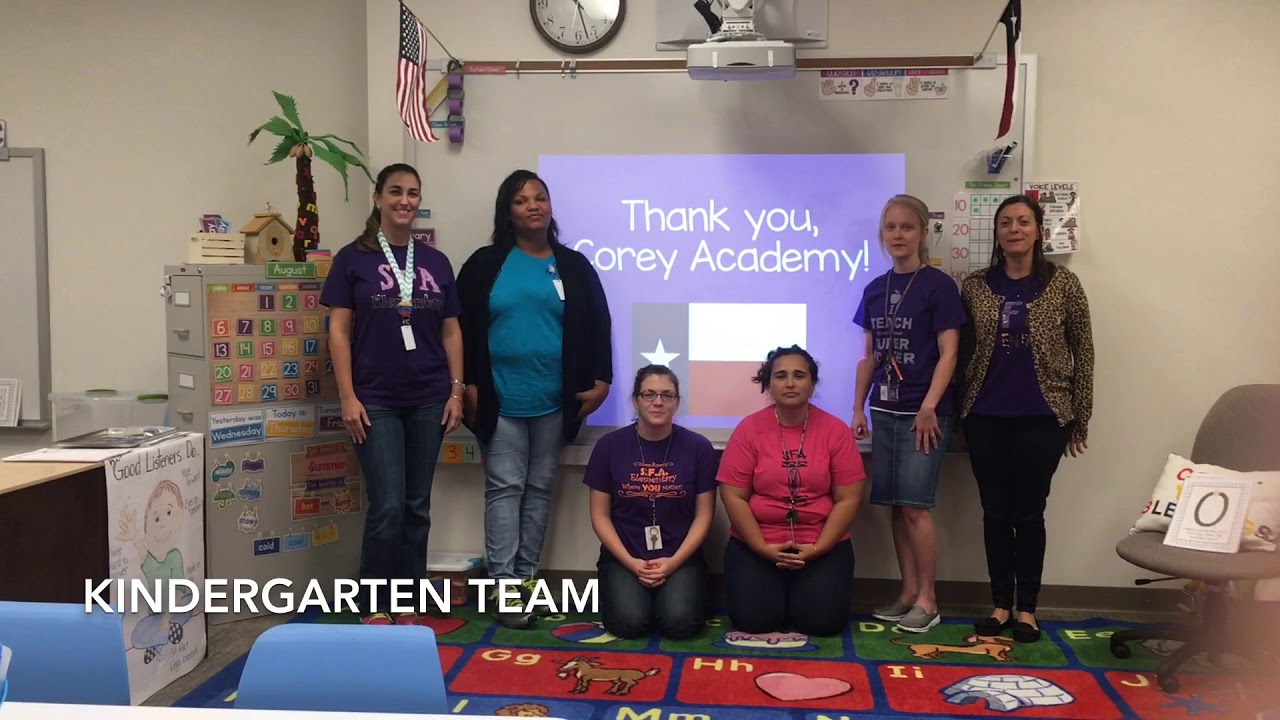 Thank You, Corey Academy!