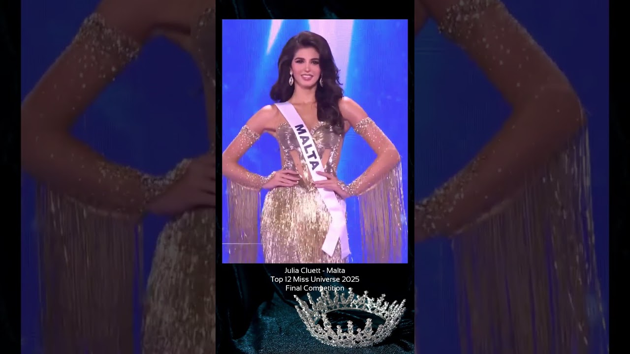 Julia Cluett - Malta | Top 12 Miss Universe 2025, Final Competition