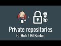 Private repositories, GitHub & BitBucket (Get started with Jenkins, part 14)