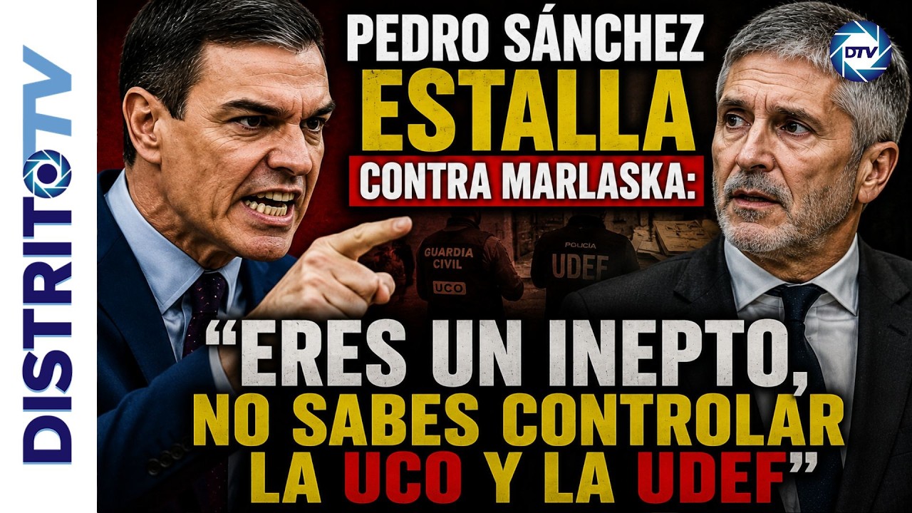 🔴SÁNCHEZ ESTALLA CONTRA MARLASKA: “ERES UN INEPTO, NO SABES CONTROLAR LA UCO Y LA UDEF”🔴