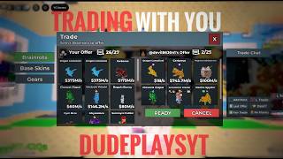 LIVE; Trading for INSANE Brainrots i Steal a Brainrots #update #stealabrainrot