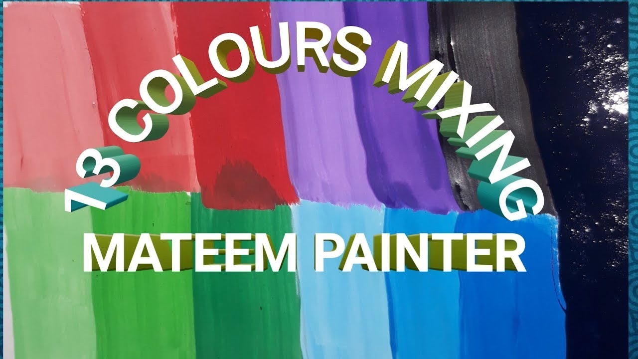 Asian paints stainer mixer for any colour combination | Color-Mixing | colour  primary and secondary