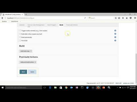 DevOps CI CD with Jenkins : Your first Jenkins Hello World Job