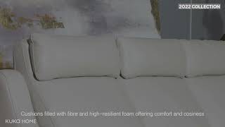 KUKA® KM.5086 Leather Recliner Sofa - Features
